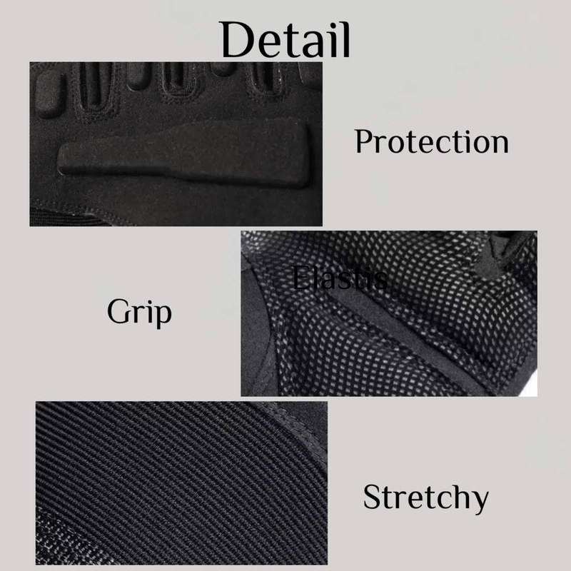 Product image GAWUNG - Sarung Tangan Motor Vintage Custom Culture Half Finger Gloves Biker Touring Sunmori SATHIFU dewasa hitam