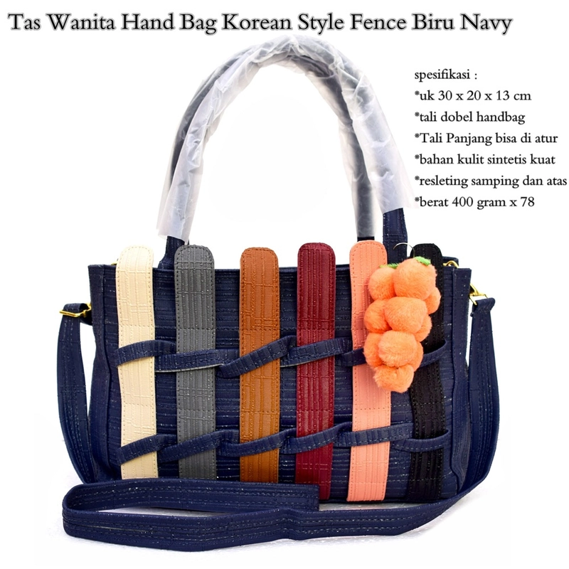 Product image Tas Kasual Korean Fence Rainbow Fruit Selempang Medium navy