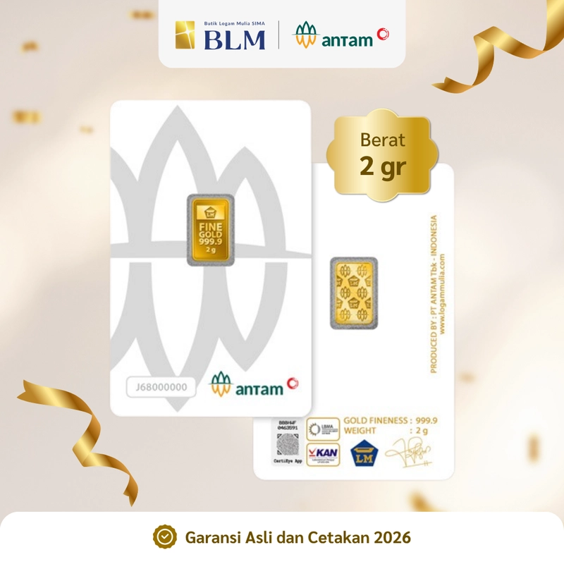 Product image Emas ANTAM Logam Mulia - 2 gr 2026