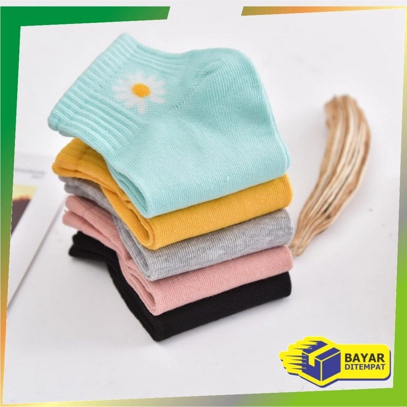 Product image Beatdrop - Kaos Kaki Motif Bunga Aster set isi 5 Pasang Set Isi 5 Bunga Aster