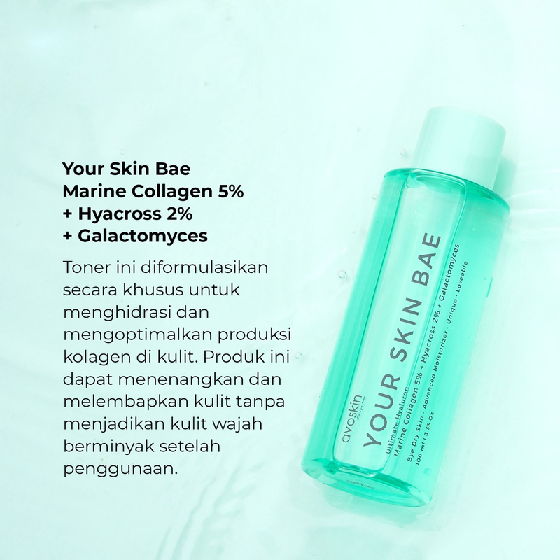Product image AVOSKIN OFFICIAL - YSB Toner Ultimate Hyaluron Marine Collagen 5% + Hyacross 2% + Galactomyces 100 ml Toner