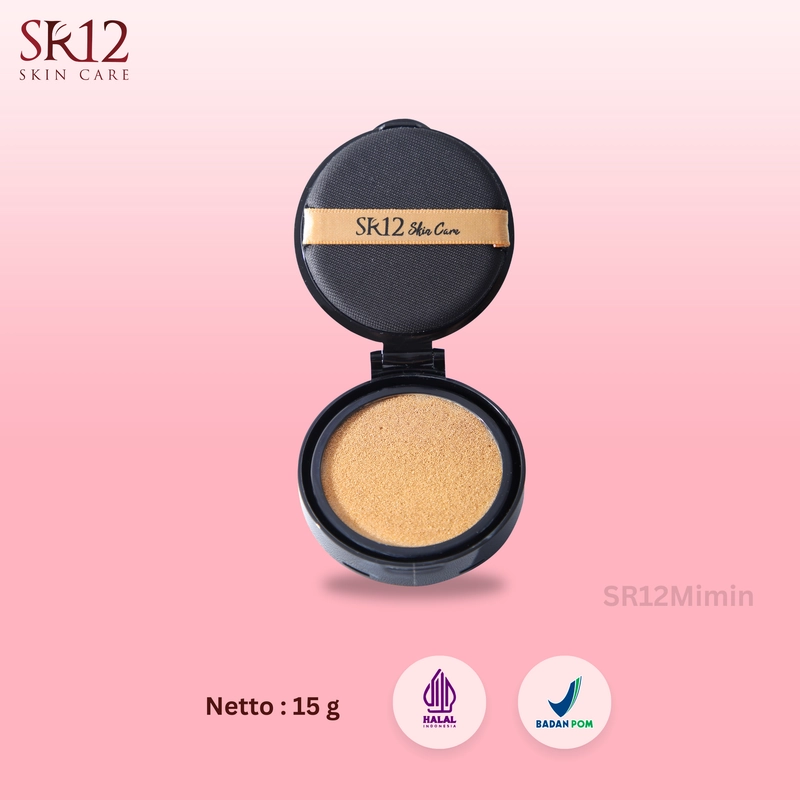 Product image SR12 Mimin - SR12 Refill Cushion SPF 30 Full Coverage Tahan Lama Dan Mencerahkan Kulit 15 g ivory
