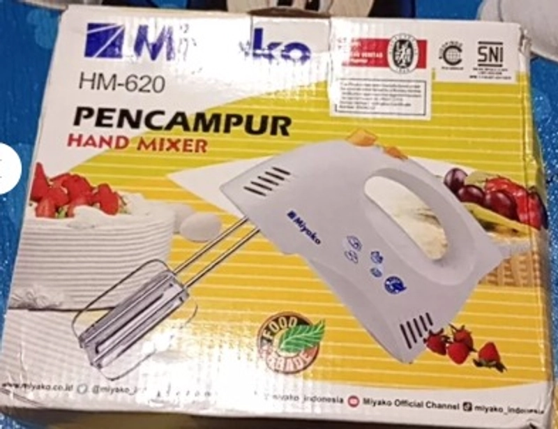 Product image Mumtazqu Store - Miyako -Hand mixer HM 620 Hand Mixer White