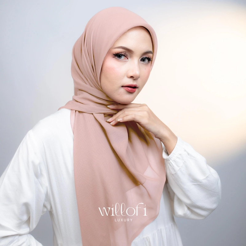 Product image Sakura Baru X Willofi - Paris Jadul Adiva Segiempat Bahan Paris Premium Muslim Lembut Square Wanita All Size Natural