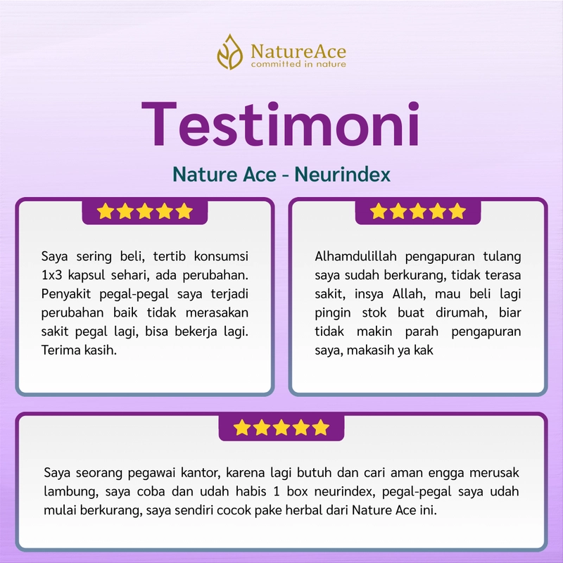 Product image Nature Ace - Neurindex 20 Kapsul