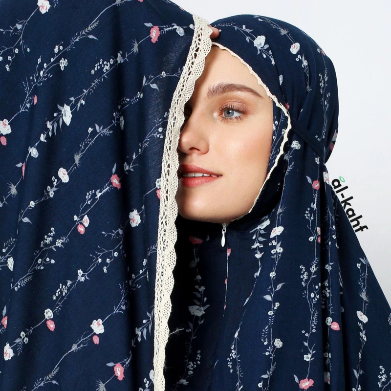 Product image Al Kahf - Mukena Dewasa 2in1 Katun Rayon Motif Jumbo JUMBO RYP001