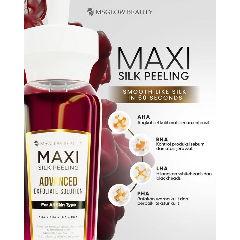 Product image MS Glow Purwakarta - MS Glow NEW LAUNCH Peeling Serum 35ml MAXI SILK PEELING