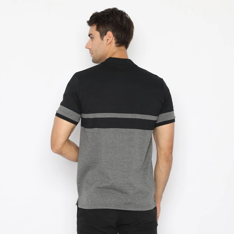 Product image MATSUDA APPAREL - MATSUDA Kaos Polo Shirt Pria Kerah Kamisu M (LD 104 CM) BLACK