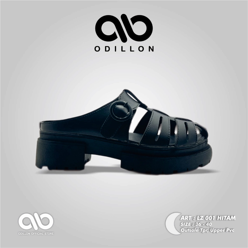 Product image Odillon - Odillon - LZ 001 / Sandal Bustong Wanita Casual 36 BLACK