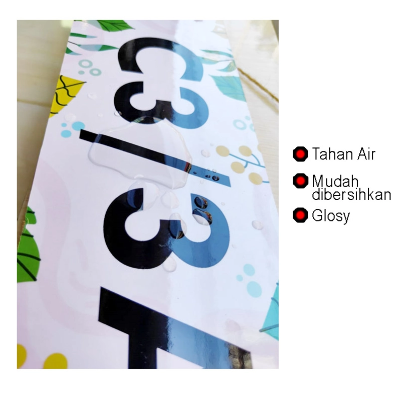 Product image Jam Dinding Quotes Islami Solatlah Nak - JAM-32 20X45X3 Hitam