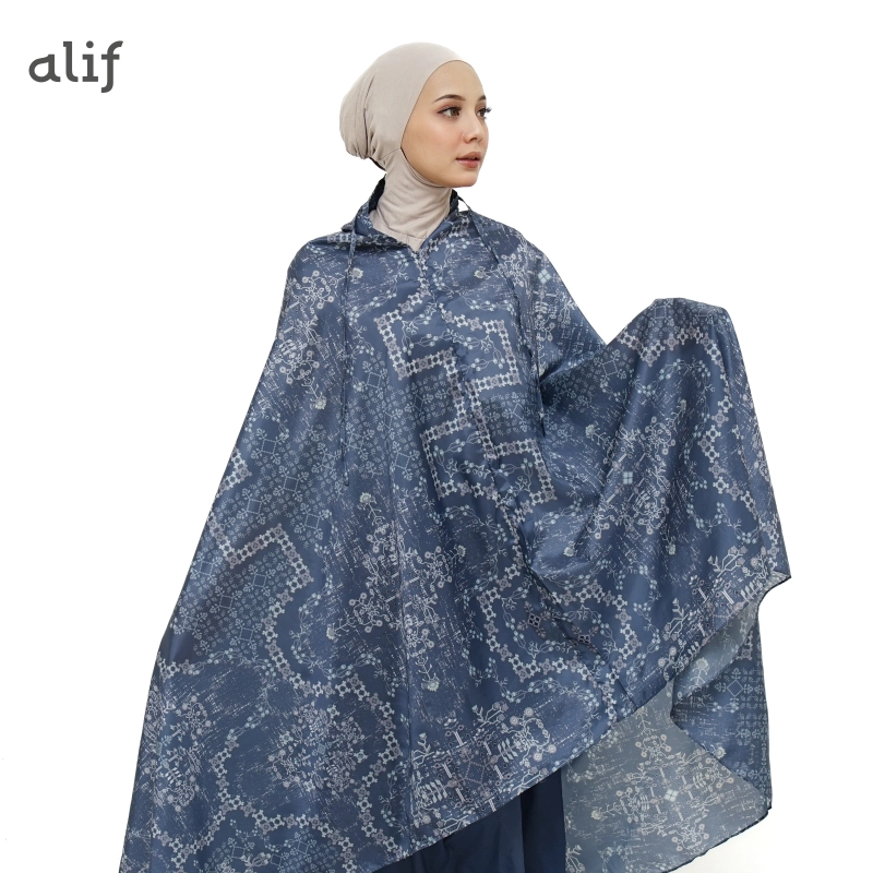 Product image [BEST SELLER] ALIF ISPARTA COLLECTION MUKENA MINI MOTIF PARASUT PREMIUM KOREA TRAVEL all variant ORION BLUE