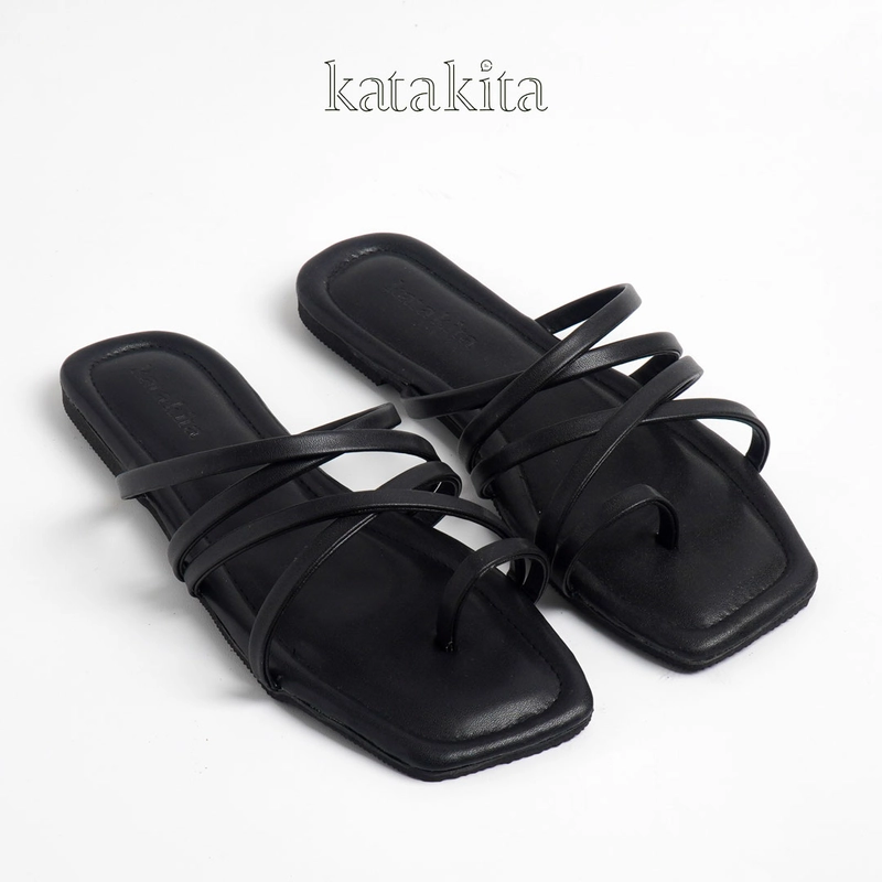 Product image Katakita - Katakita Marin Flat Sandal Wanita 38 Black