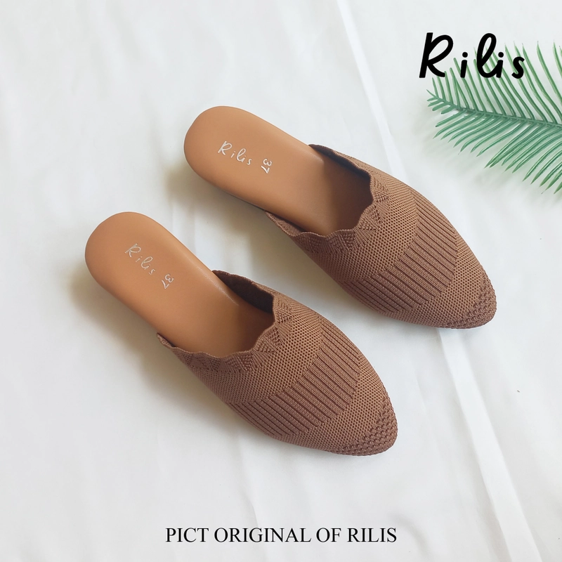 Product image Rilis - Sandal Wanita Alyssa Bapau Rajut Premium (Rilis 27) 37 Tan