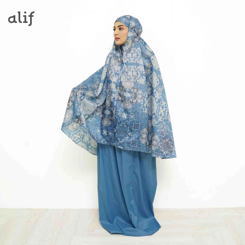 Product image Alif Modern Wear - (BEST SELLER) TURKISH COLLECTION MUKENA MINI MOTIF PARASUT PREMIUM KOREA TRAVEL All Size Cirali