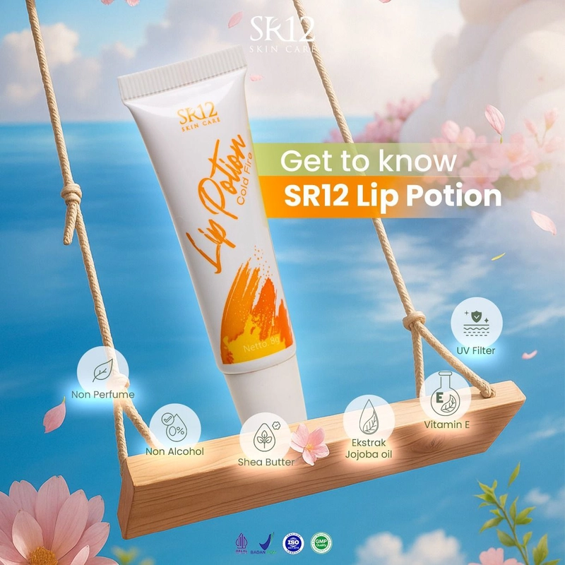 Product image SR12 Lip Potion Cold Fire Memberi Warna Dan Melembabkan bibir 8gr lip potion cold fire