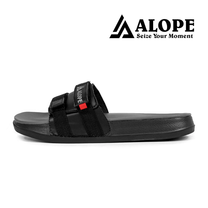 Product image ALOPE OFFICIAL - SANDAL VANNO SANDAL PRIA KEKINIAN BAHAN SOL PHYLON SIZE DEWASA READY 39 SAMPAI 43 39 HITAM