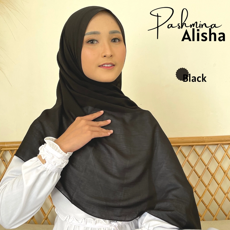 Product image ARRIKZA - PASHMINA ALISHA ALL SIZE BLACK