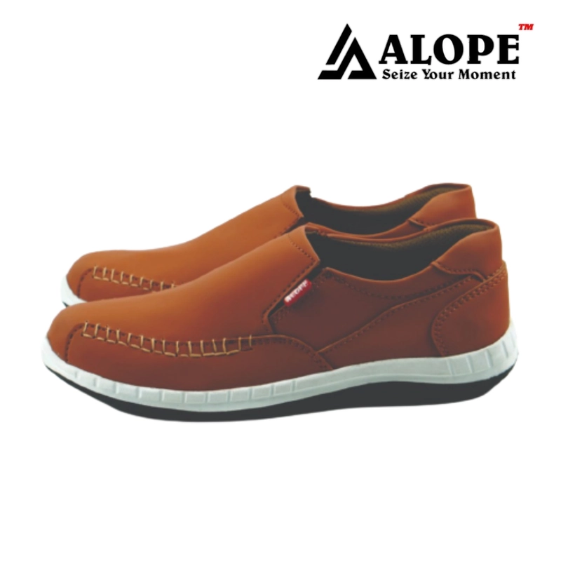 Product image Alope F 02 Sepatu Kulit slip on kasual trendy 40 Tan