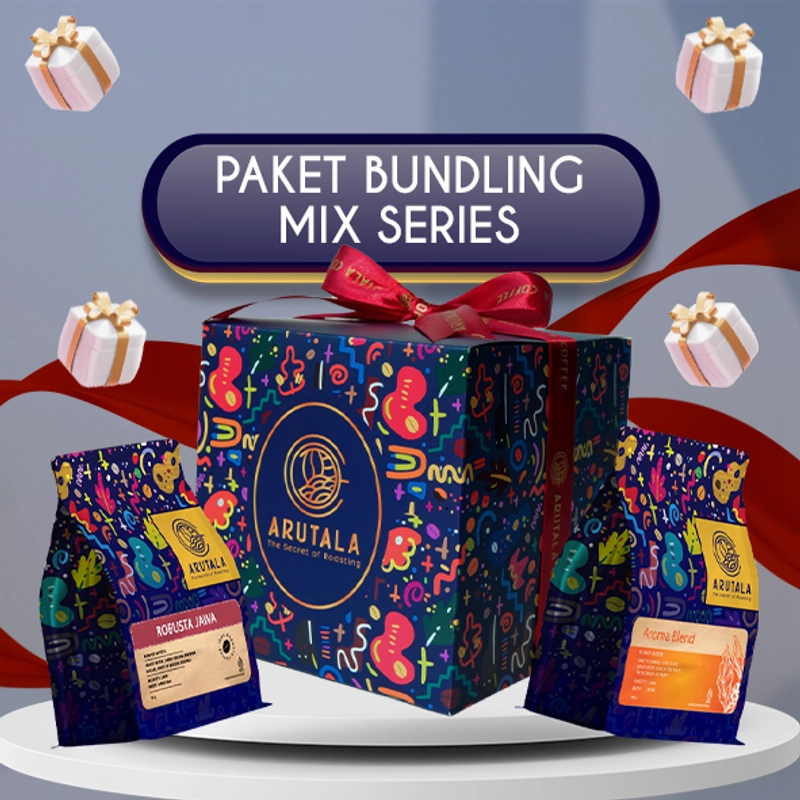 Product image Arutala - Arutala Paket Bundling Kopi 100gr Isi 5 Pcs - Mix Series Bentuk Kopi Biji