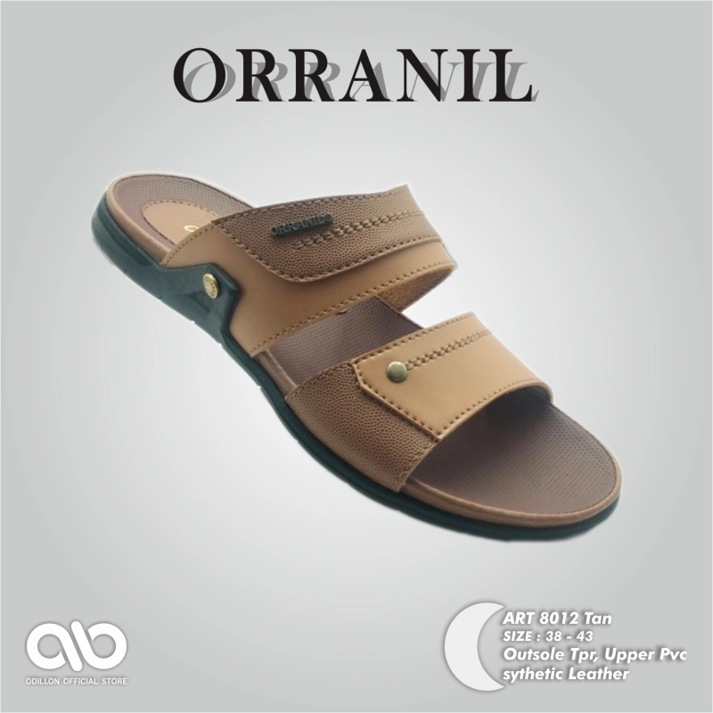 Product image Odillon - Orranil - 8012 / Sandal Slip On Pria Casual 39 TAN