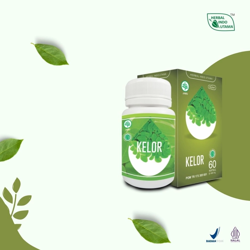 Product image Herbal Indo Utama - KAPSUL DAUN KELOR Bantu Turunkan Kolesterol isi 60 Kaps 60 Kapsul Kapsul Serbuk