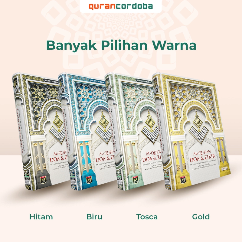 Product image Cordoba - Al Quran Doa dan Zikir A5 Dilengkapi Ayat Doa Hadis Doa Asmaul Husna A5 Random