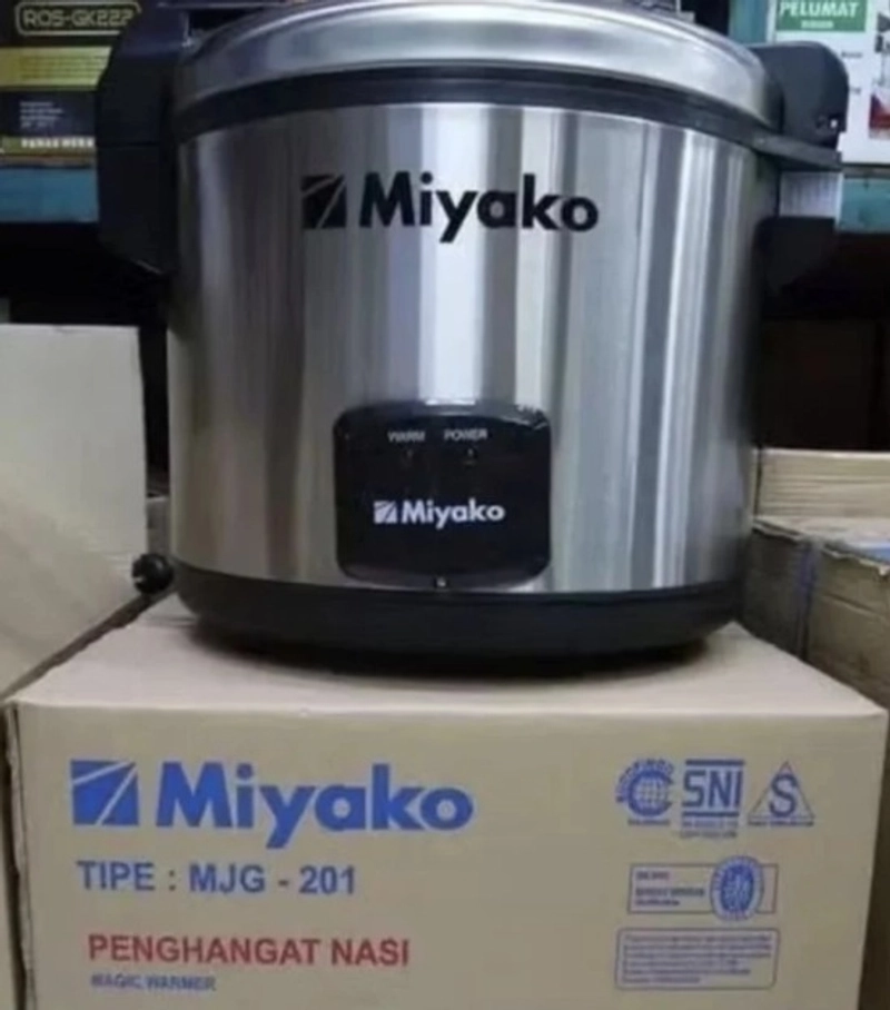 Product image Mumtazqu Store - Miyako - Magiz Jar Warmer 20 Liter Penghangat MJG 201 stainless steel