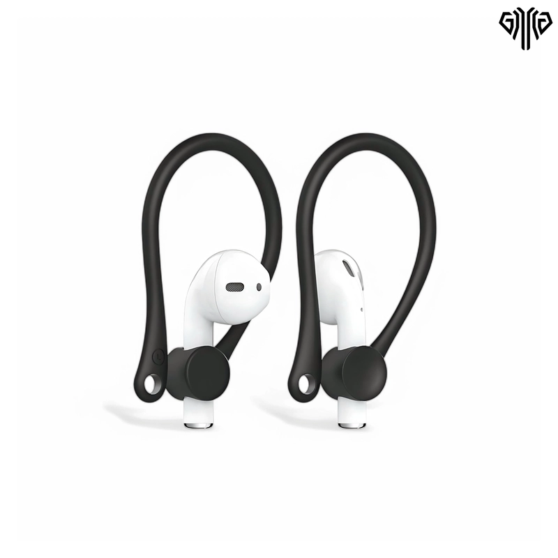 Product image GAWUNG - Pengait Telinga Airpods Pro 1 2 3 Holder Sporty Anti Hilang IPTHHS dewasa hitam