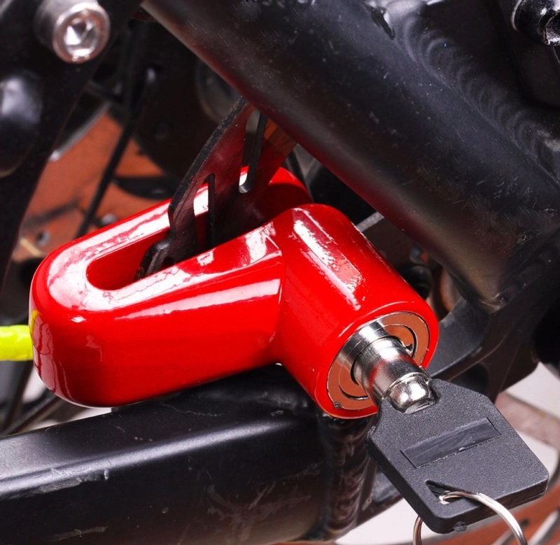Product image Gembok Cakram Motor dan Sepeda anti maling A353 HITAM
