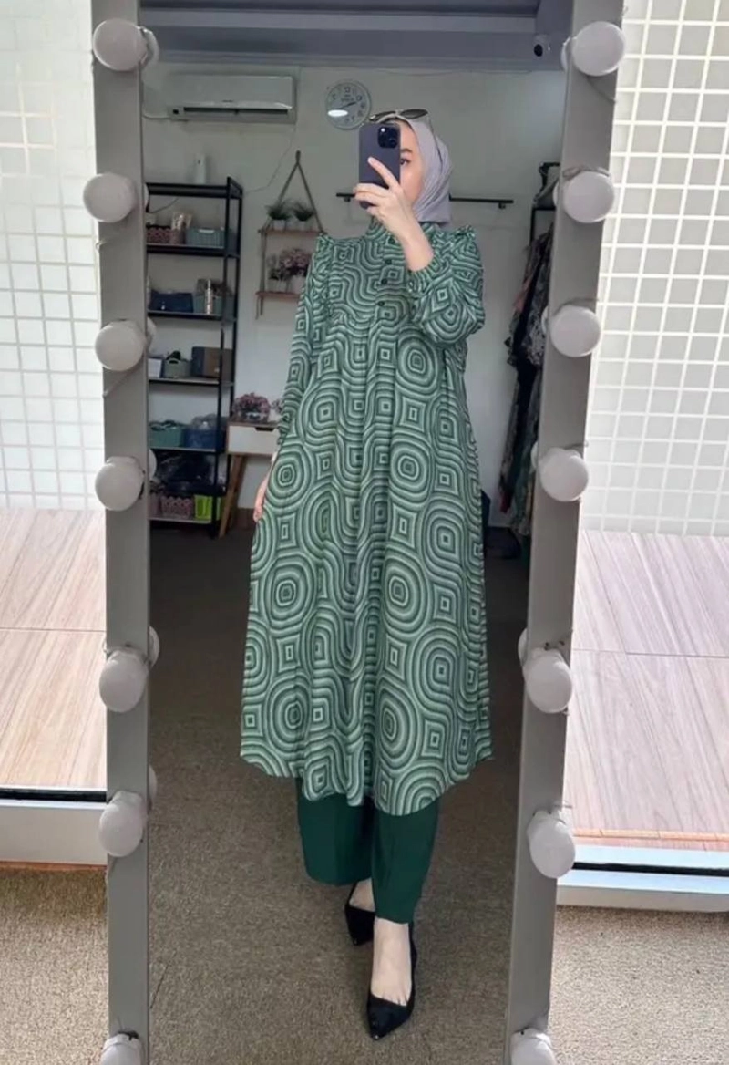 Product image Khisna collection - New asmara set wanita tunik dewasa Allsize Jotol