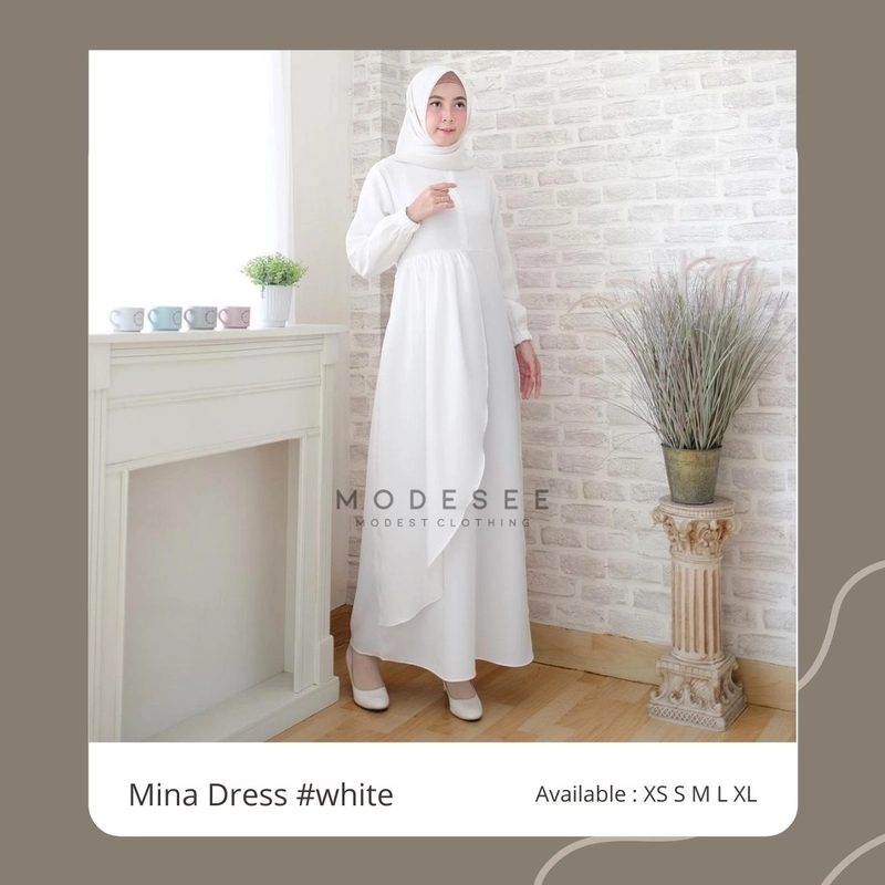 Product image Modesee - Mina Dress Basic XS White