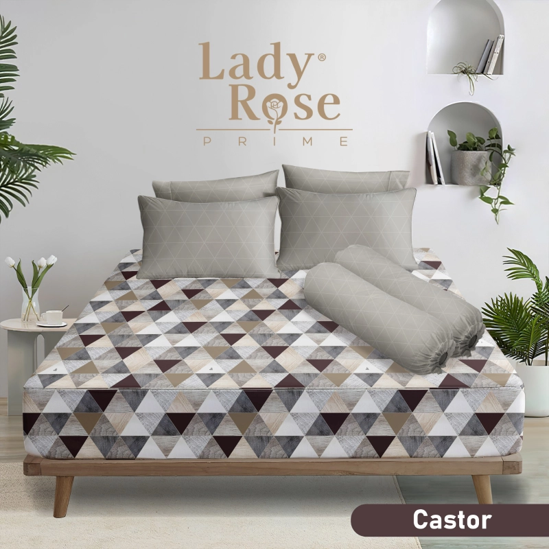 Product image Dylan 19 [TA] - Dylan 19 - Sprei lady rose prime king 180x200 tinggi 30cm bantal 4 guling 2 180x200x30 Bantal 4 Castor