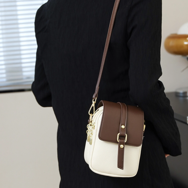 Product image CBL - Tas Selempang Wanita Sling Bag Luka Pocket CBLB74LUKA Small Putih Kombinasi