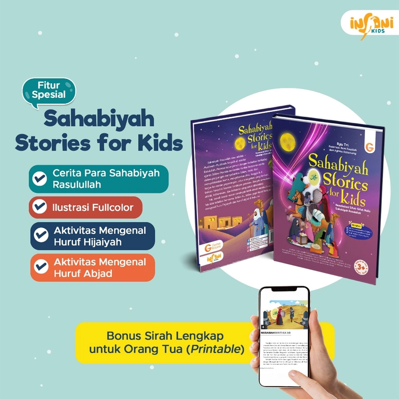 Product image Gema Insani - Sahabiyah Stories for Kids 19 X 24 cm HC
