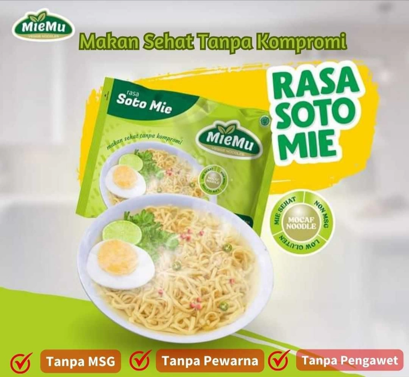 Product image MieMu - Mie Instan MieMu Mocaf 70 Soto
