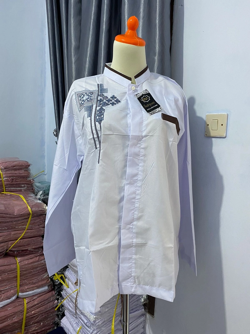 Product image qaydstoreid - FLASH SALE KOKO DEWASA PANJANG DAN PENDEK L PUTIH