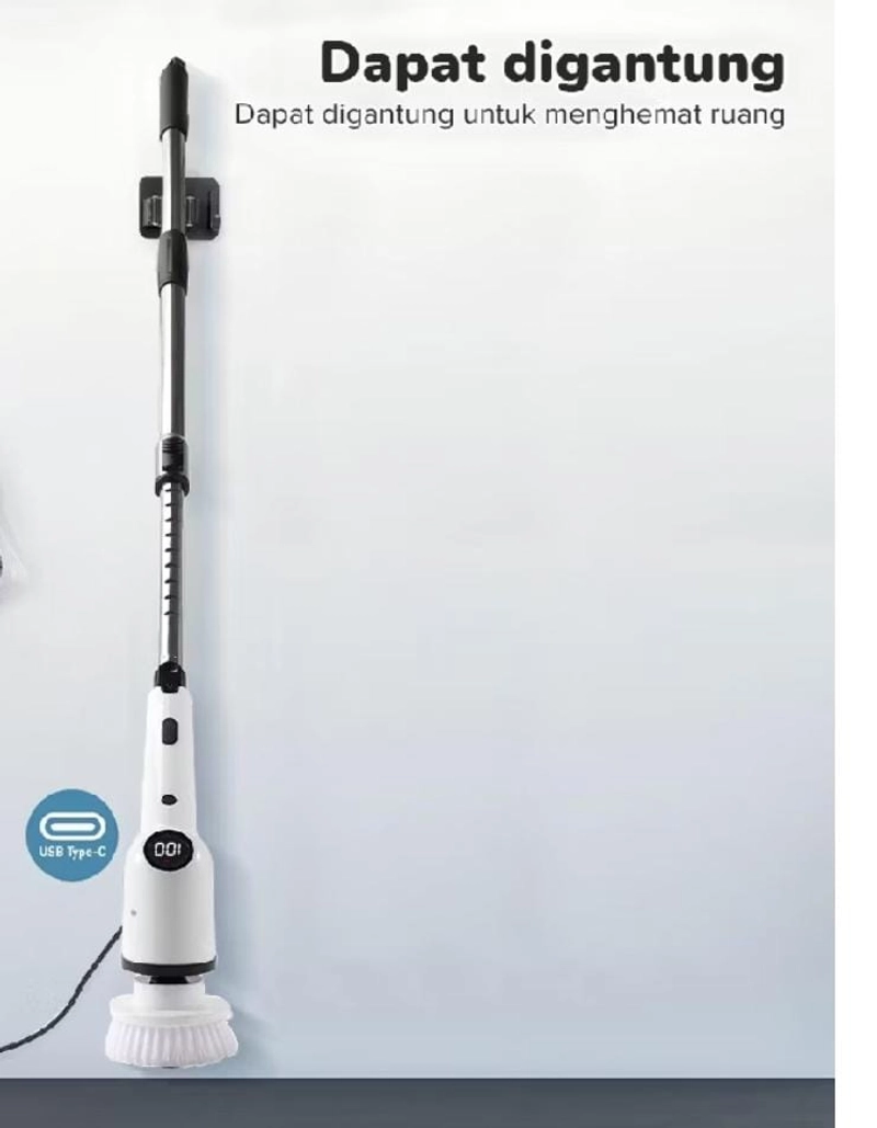 Product image Rizki Electronics - COOGER Sikat Pembersih Elektrik 8IN1 COOGER putih