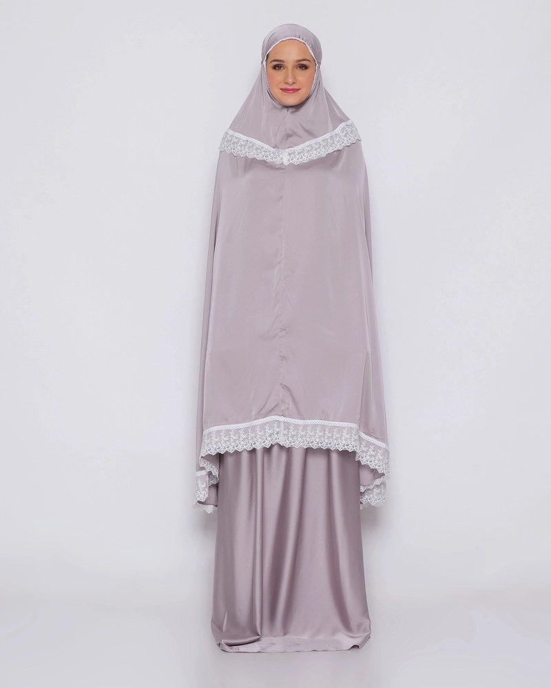 Product image DS Modest - Mukena Travel Exclusive Tipe 2 In 1 - Raabiya AllVariant MAUVE