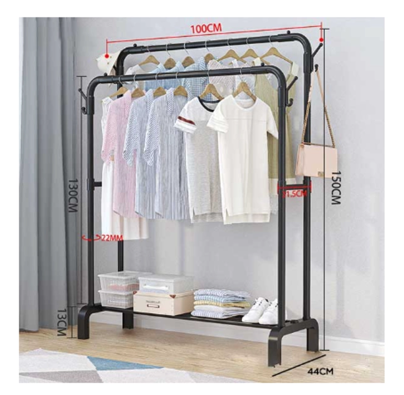 Product image UTAMAMEGA - Gantungan Baju Rak Lemari Gawang Jemuran Stand Bonbox BFS3503 Type BFS-3503