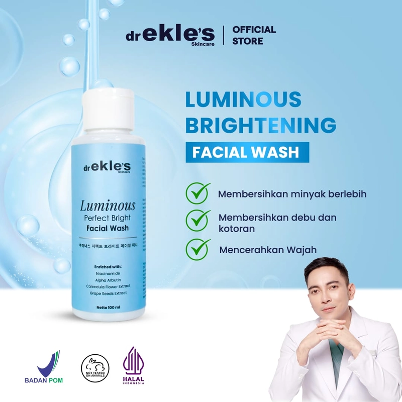 Product image Dr Ekles Skincare - Dr Ekles Skincare - dr ekles skincare Luminous Series 250gr Biru