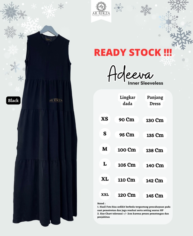 Product image Arrikza - Inner Adeeva Sleeveless Dress By Arrikza XS Black