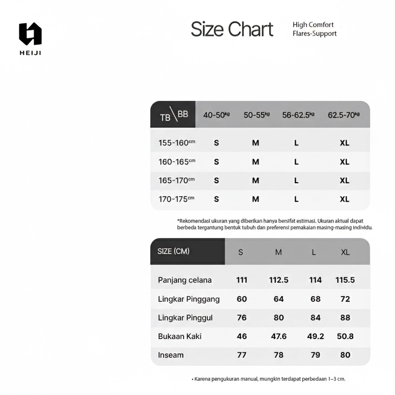 Product image D25102 HEIJI - High Comfort Flares-Support M BLACK