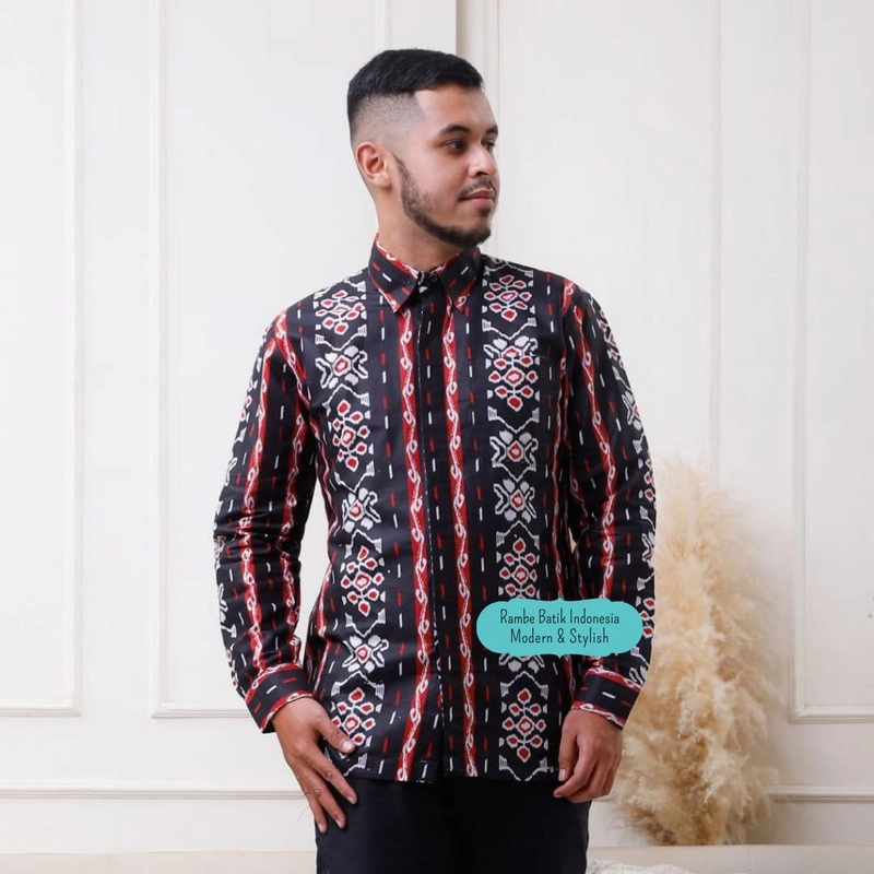 Product image Rambe Batik Indonesia Couple Sarimbit Batik Keluarga - Kode F2 Hem Anak Cowok No 8 F2