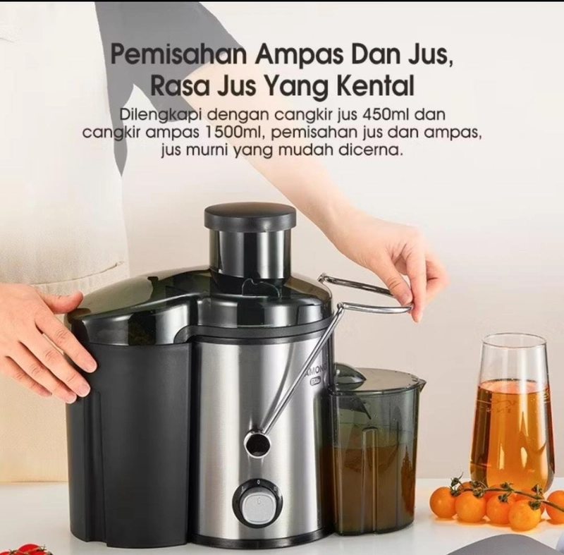 Product image Rizki Electronics - SAMONO Juicer Machine Pembuat Jus Buah Sayur Ekstrator SW-JE400 SW-JE400 JAWA