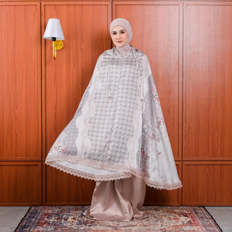 Product image qaydstoreid - Free Sejadah Mukena 2in1 Armani Silk Premium Jumbo Mewaah Jumbo Jumbo Azzura Coksu