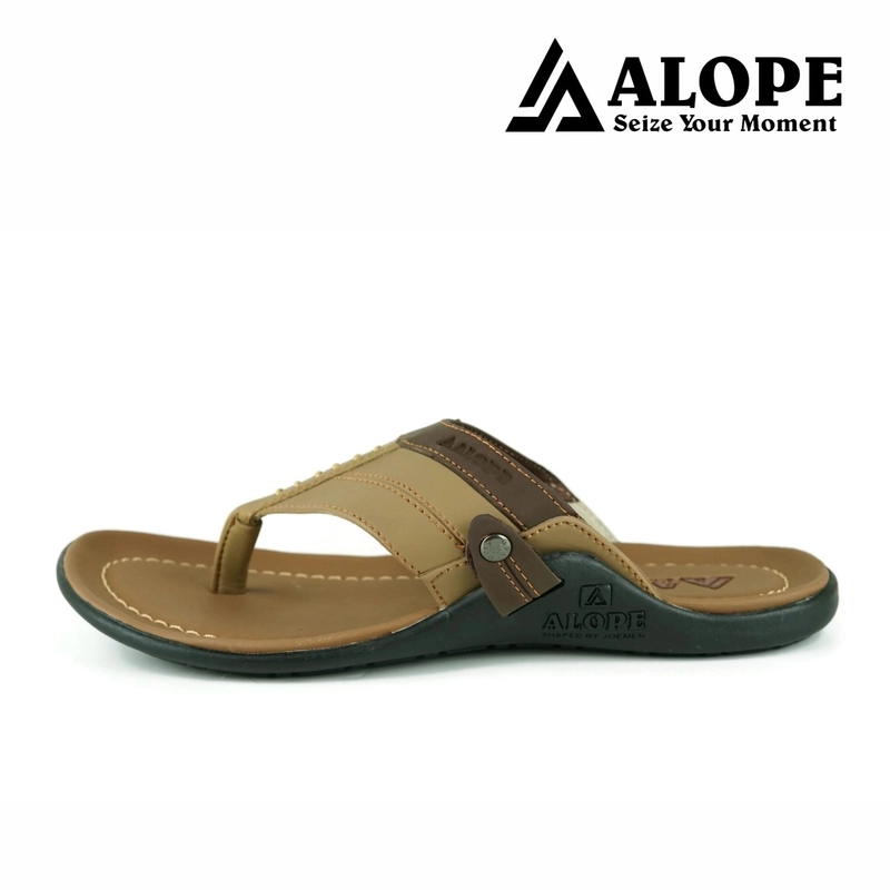 Product image ALOPE OFFICIAL - SANDAL ALOPE H 17 SANDAL PRIA KASUAL TRENDY BERKUALITAS 43 COKLAT MUDA
