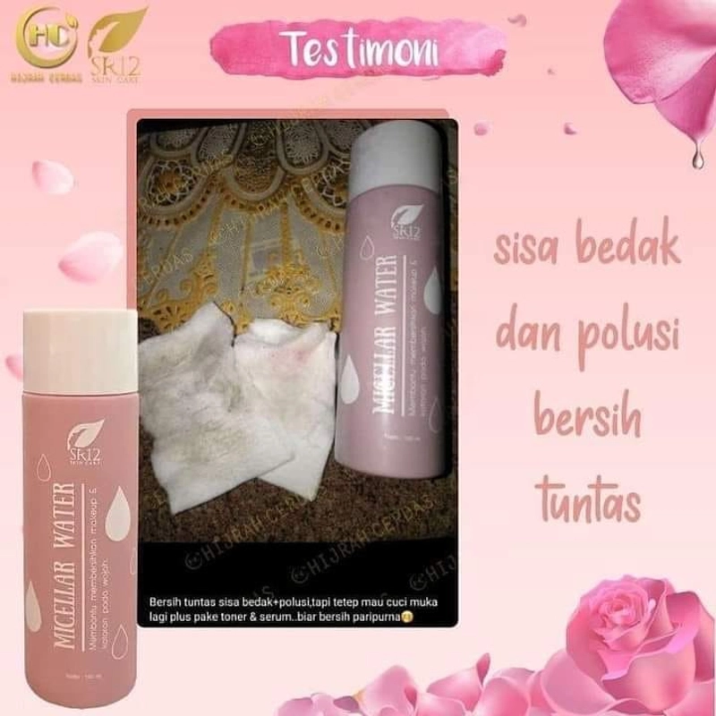 Product image SR12 Micellar Water Membersihkan Kulit Dari Kotoran Dan Makeup Tanpa Dibilas 100 ml Micellar Water