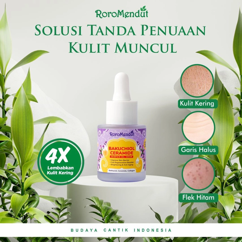 Product image Roro Mendut Skincare - Ceramide Bakuchiol skinpair oil serum 20ml Bakuchiol