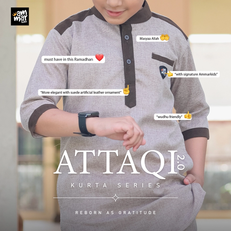 Product image Ammar Kids - ATTAQI REBORN AS GRATITUDE XL STRAIGHT MOCCA