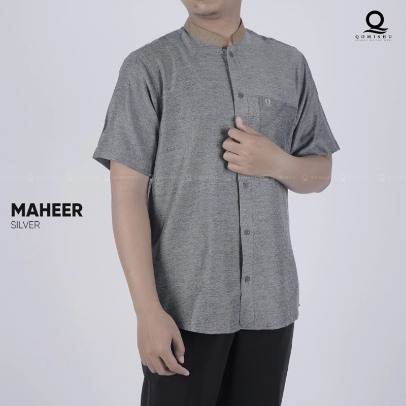 Product image Kemeja Koko Pria MAHEER M SILVER